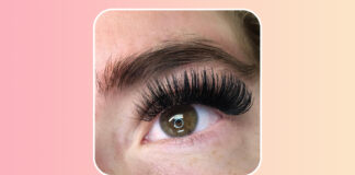 clients with lashes volume